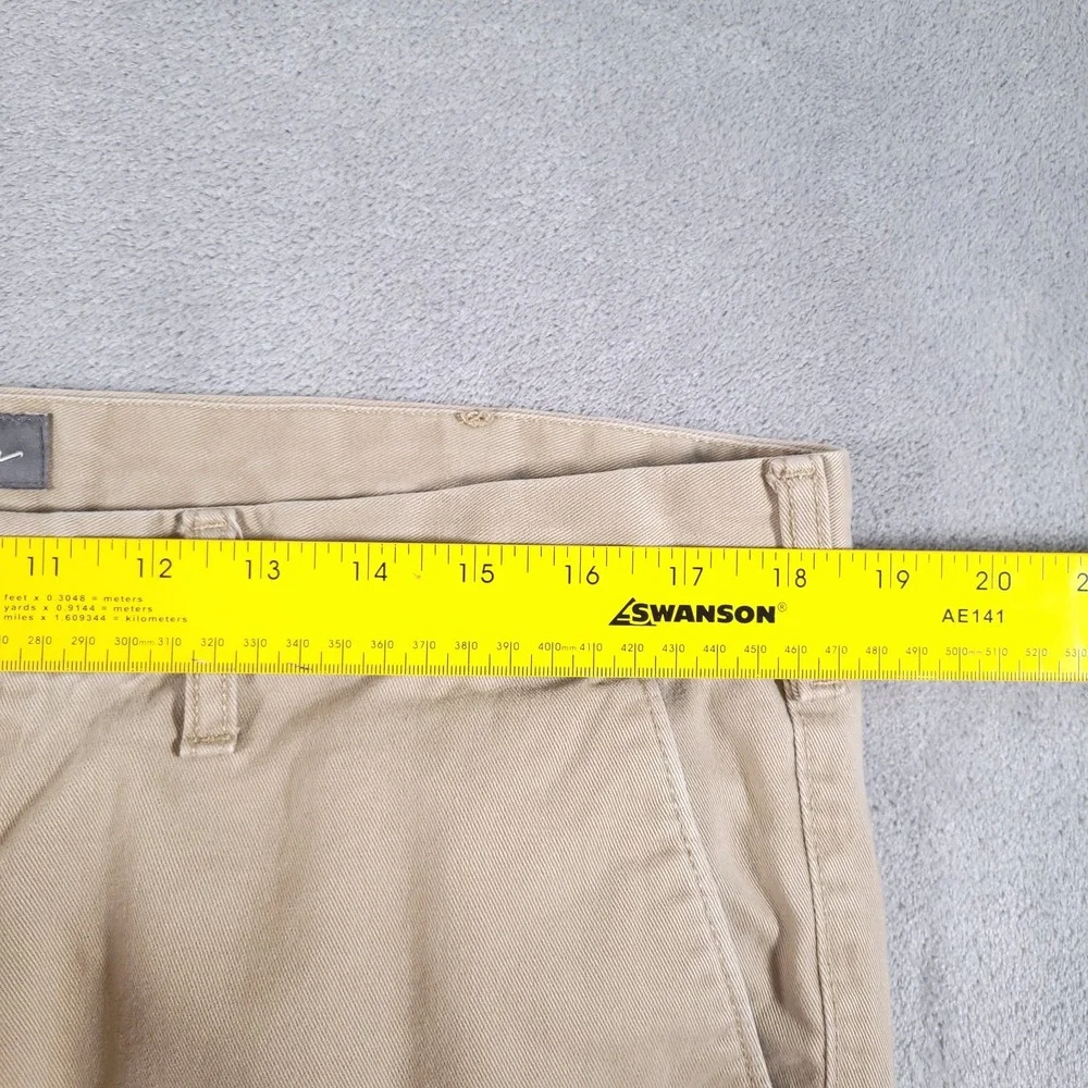 Eddie Bauer Pants Mens 38x32 (Fits 37x31) Tan Chino Straight Fit‎ Khaki Cotton